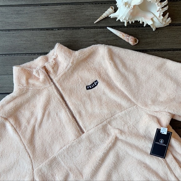 🌴🔆VOLCOM- PHEELIN PHUZZY PO JACKET SWEATER🔆🌴 - Picture 8 of 16